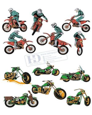 Vector Xe Ô Tô, Xe Máy, Xe Công Trình (237)