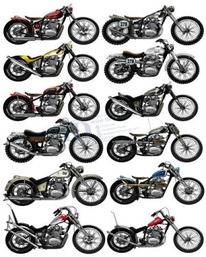 Vector Xe Ô Tô, Xe Máy, Xe Công Trình (240)