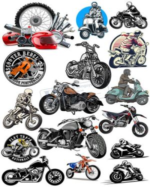 Vector Xe Ô Tô, Xe Máy, Xe Công Trình (244)