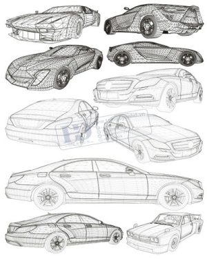 Vector Xe Ô Tô, Xe Máy, Xe Công Trình (247)