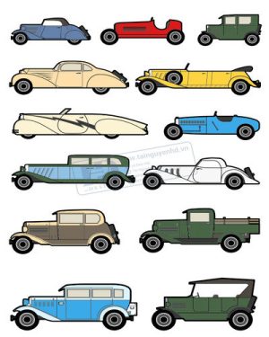 Vector Xe Ô Tô, Xe Máy, Xe Công Trình (253)