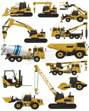 Vector Xe Ô Tô, Xe Máy, Xe Công Trình (264)