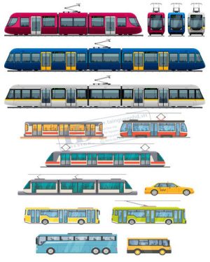 Vector Xe Ô Tô, Xe Máy, Xe Công Trình (265)