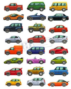 Vector Xe Ô Tô, Xe Máy, Xe Công Trình (266)