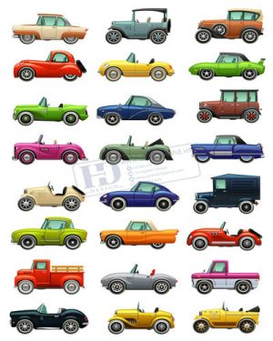 Vector Xe Ô Tô, Xe Máy, Xe Công Trình (268)