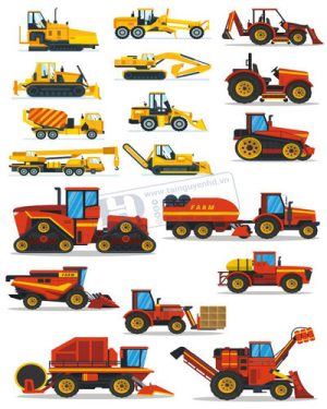 Vector Xe Ô Tô, Xe Máy, Xe Công Trình (272)