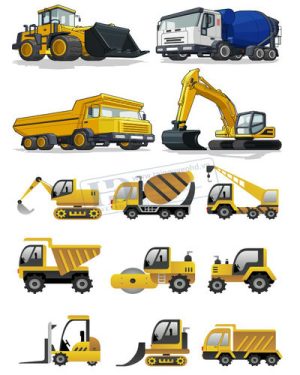 Vector Xe Ô Tô, Xe Máy, Xe Công Trình (274)