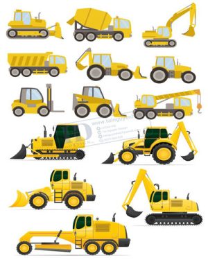 Vector Xe Ô Tô, Xe Máy, Xe Công Trình (275)