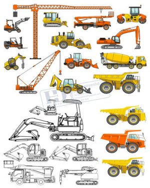 Vector Xe Ô Tô, Xe Máy, Xe Công Trình (278)
