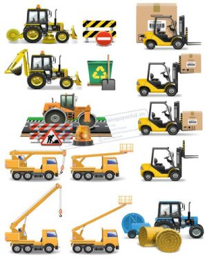 Vector Xe Ô Tô, Xe Máy, Xe Công Trình (282)