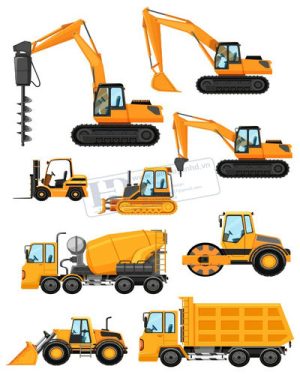 Vector Xe Ô Tô, Xe Máy, Xe Công Trình (283)