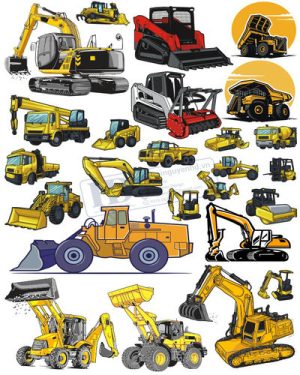 Vector Xe Ô Tô, Xe Máy, Xe Công Trình (285)