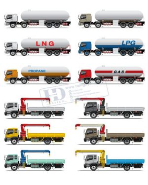 Vector Xe Ô Tô, Xe Máy, Xe Công Trình (30)