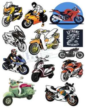 Vector Xe Ô Tô, Xe Máy, Xe Công Trình (33)