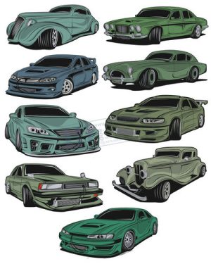 Vector Xe Ô Tô, Xe Máy, Xe Công Trình (35)