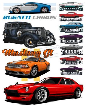 Vector Xe Ô Tô, Xe Máy, Xe Công Trình (42)