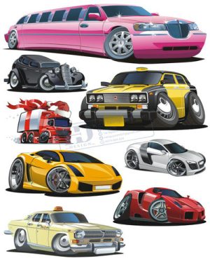 Vector Xe Ô Tô, Xe Máy, Xe Công Trình (47)