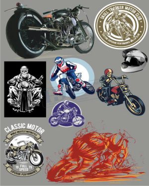 Vector Xe Ô Tô, Xe Máy, Xe Công Trình (50)