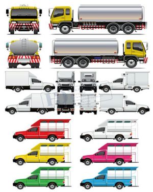 Vector Xe Ô Tô, Xe Máy, Xe Công Trình (54)