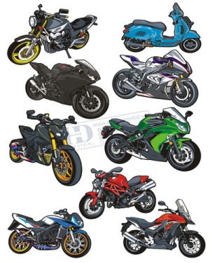 Vector Xe Ô Tô, Xe Máy, Xe Công Trình (60)