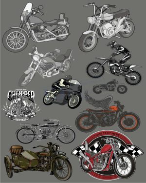 Vector Xe Ô Tô, Xe Máy, Xe Công Trình (71)