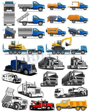 Vector Xe Ô Tô, Xe Máy, Xe Công Trình (77)