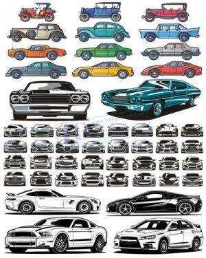 Vector Xe Ô Tô, Xe Máy, Xe Công Trình (88)