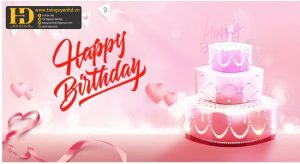 Vector mẫu Sinh Nhật Cho Bé 7