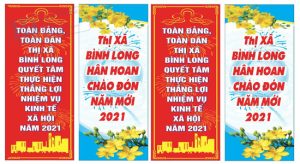 Vector pano Mừng Đảng Mừng Xuân 18