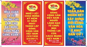 Vector pano Mừng Đảng Mừng Xuân 19