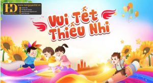 Vector phông Nền Tết Thiếu Nhi, Tết Trung Thu 1