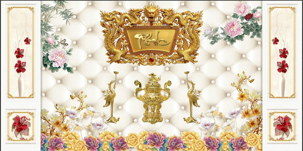 Mẫu Tranh Trang Trí Bàn Thờ