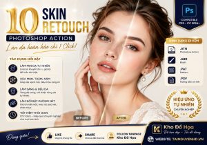 10 Skin Retouch Photoshop Action