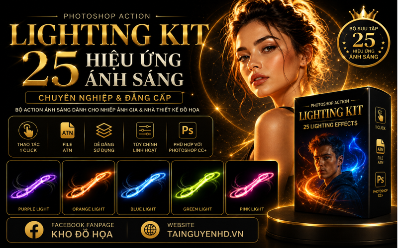 25 hiệu ứng ánh sáng cho Photoshop