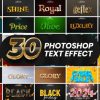 30 Mẫu Text Effect VIP Photoshop