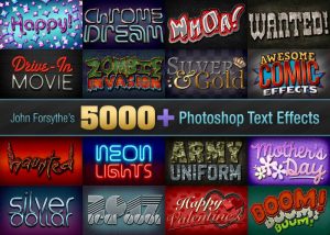 5000 Hiệu Ứng Text Effect Photoshop