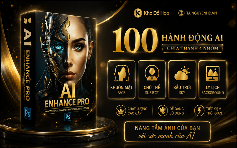 AI Enhance Pro, Bộ thao tác Photoshop thông minh