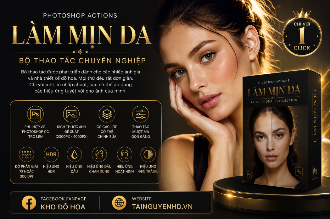 Action làm mịn da