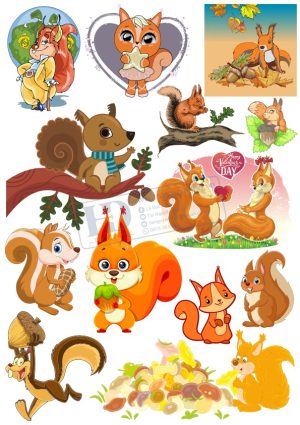 Animals, Vector Động Vật Trong Khu Rừng (10)