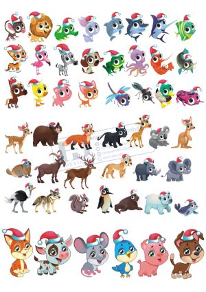 Animals, Vector Động Vật Trong Khu Rừng (7)