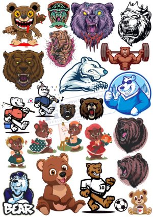 Bear, Con Gấu, Vector Con Gấu (2)