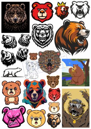 Bear, Con Gấu, Vector Con Gấu (5)