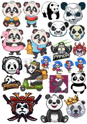 Bear, Panda, Vector Con Gấu (1)