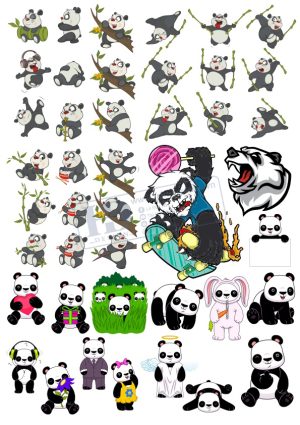 Bear, Panda, Vector Con Gấu (3)