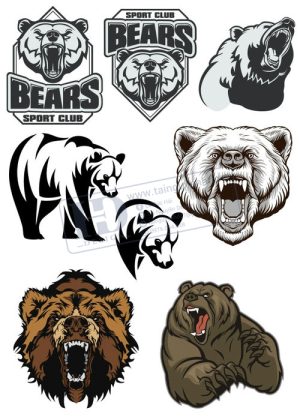 Bear, Vector Con Gấu 108