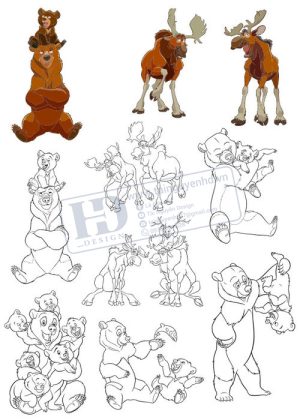 Bear, Vector Con Gấu 112