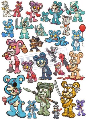 Bear, Vector Con Gấu 54