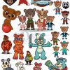 Bear, Vector Con Gấu 57