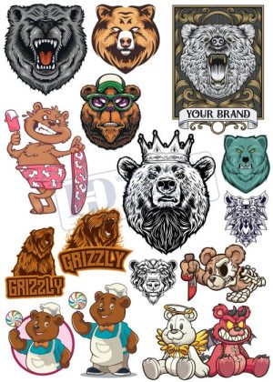Bear, Vector Con Gấu 63