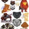 Bear, Vector Con Gấu 74